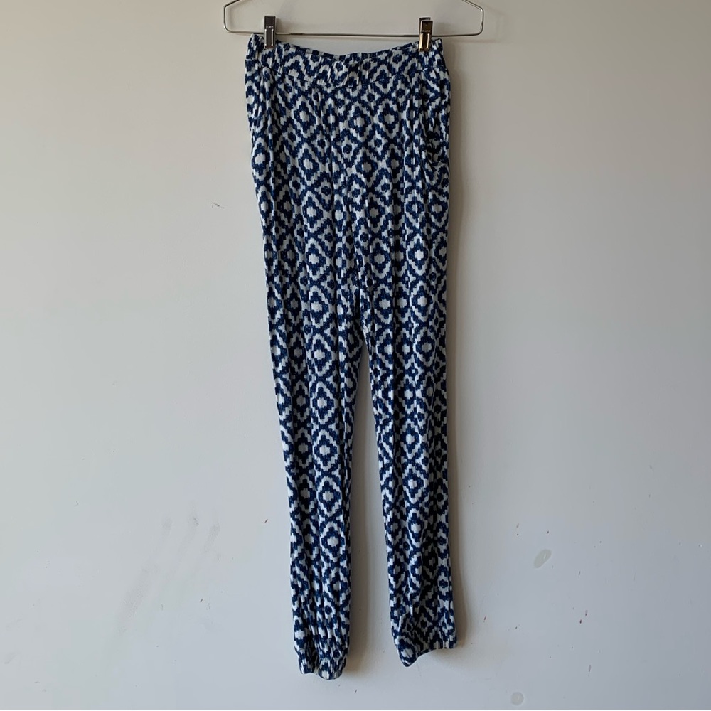 Pinc Girls’ Blue and White Soft Pants